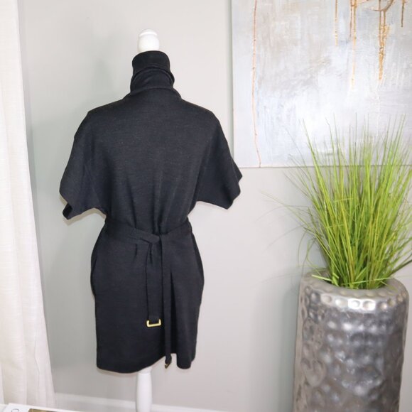 Clearance Sale |  STELLA MCCARTNEY Turtleneck Mini Dress Size: M | Gray - Picture 10 of 13